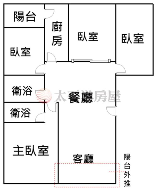 泰山買房賣屋麗池亮麗四房車,新北市泰山區泰林路二段