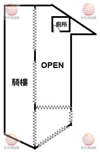 明志路金典三角窗店面,新北市泰山區明志路一段