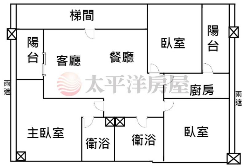 泰山買房賣屋超值溫馨大三房,新北市泰山區明志路二段