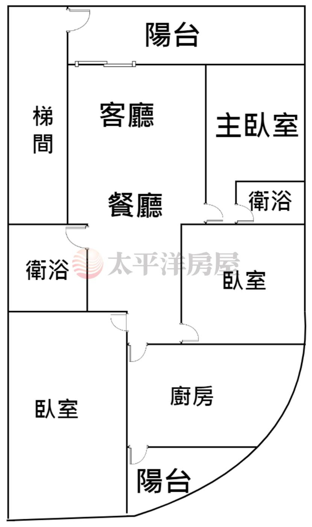 ☀18甲旁前後陽台邊間三房(輪抽車位),新北市泰山區民權街