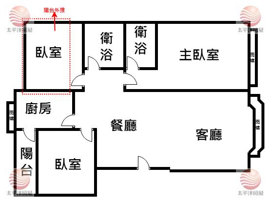 泰山買房賣屋18甲溫馨三房車,新北市泰山區仁愛路