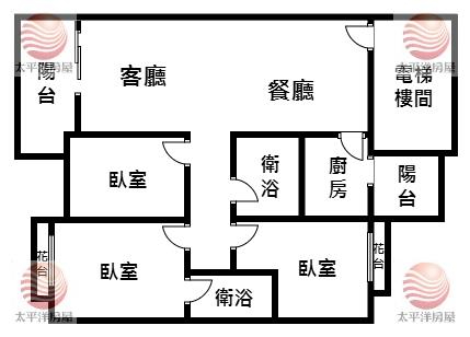 泰山買房賣屋低總價方正大三房,新北市泰山區泰林路二段