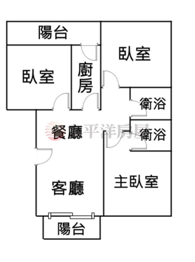 泰山買房賣屋18甲旁景觀精美三房,新北市泰山區全興路