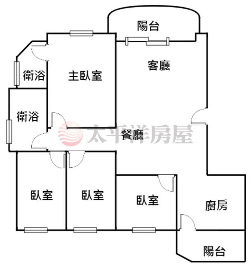 泰山買房賣屋18甲公園旁美妝四房,新北市泰山區仁愛路