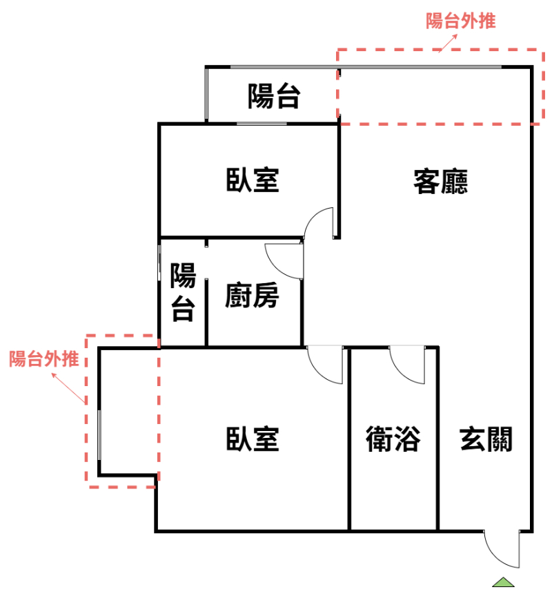 泰山買房賣屋金庫上低公設景觀大兩房,新北市泰山區明志路一段