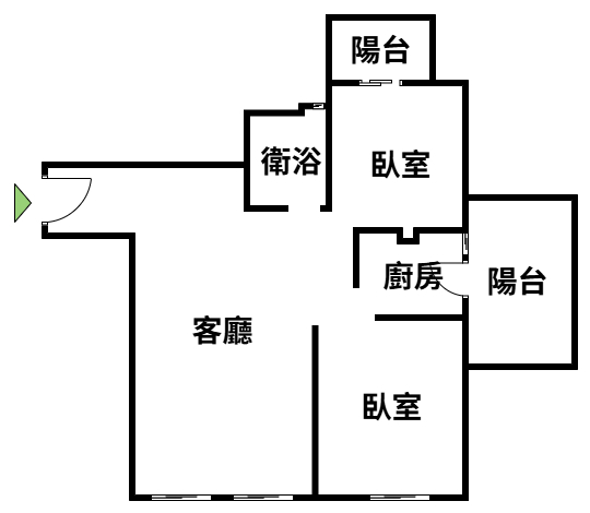 泰山買房賣屋低公設新成屋景觀兩房車,新北市泰山區明志路二段