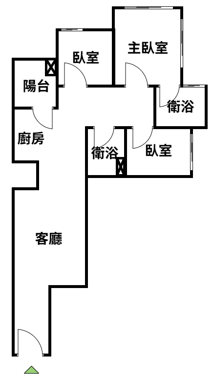 泰山買房賣屋朗朗邊間景觀三房車,新北市泰山區信華三街