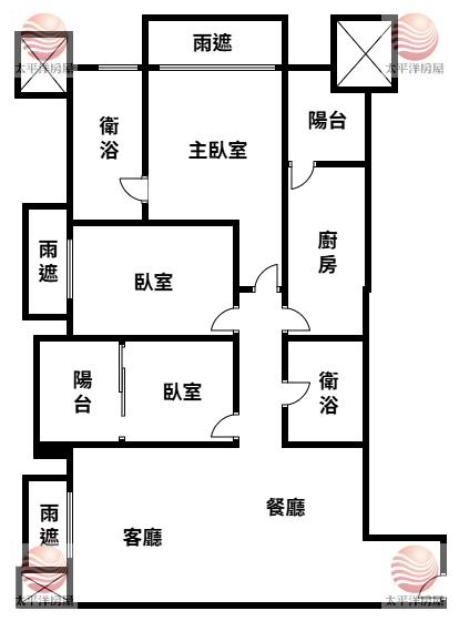 五股買房賣屋洲子洋邊間明廳三房車,新北市五股區新五路三段