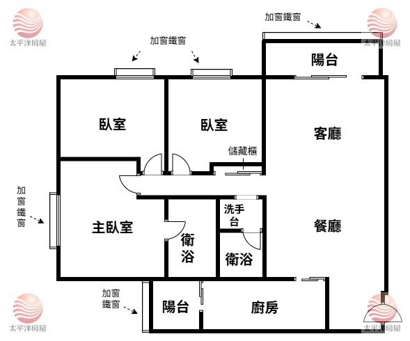五股買房賣屋陸光高樓採光三房車,新北市五股區六合街