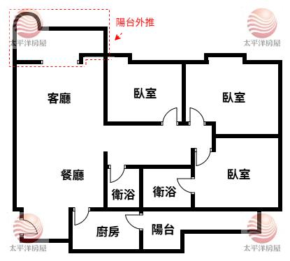 五股買房賣屋貿商34坪超大三房車,新北市五股區登林路