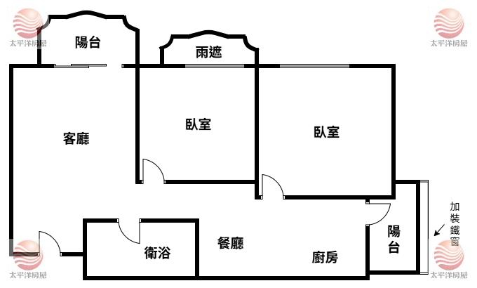 五股買房賣屋藍田御美裝潢前後陽台兩房,新北市五股區蓬萊路