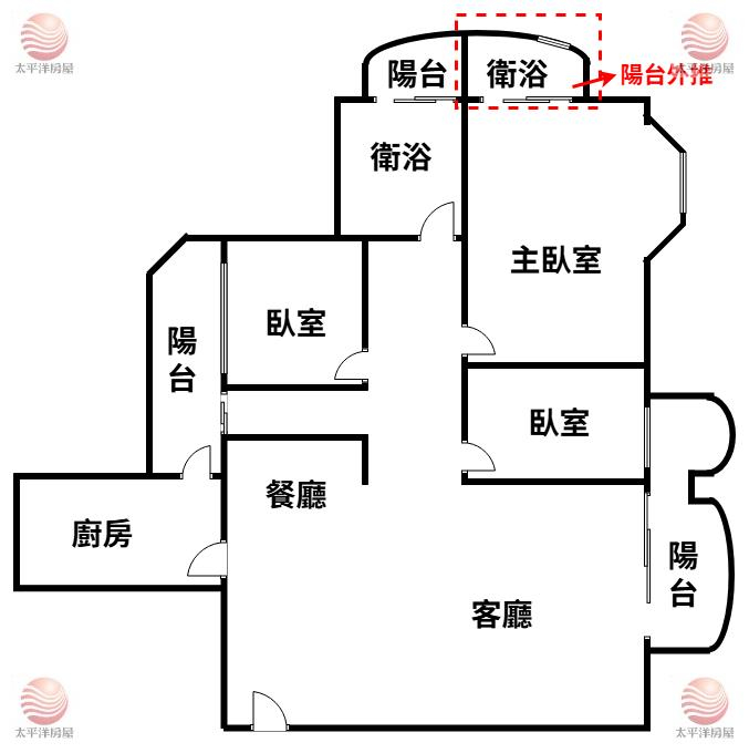 泰山買房賣屋稀有三陽開泰三房車,新北市泰山區辭修路