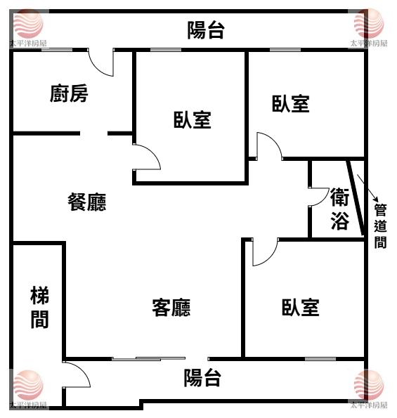 泰山買房賣屋稀有十八甲三房美寓,新北市泰山區泰林路二段
