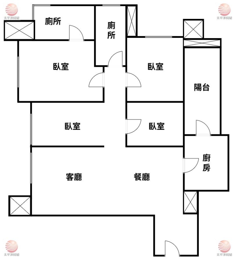 泰山買房賣屋知名華固邊間四房雙車,新北市泰山區莊田路