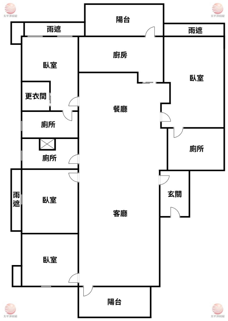 五股買房賣屋森詠雙主臥四房車,新北市五股區五福路