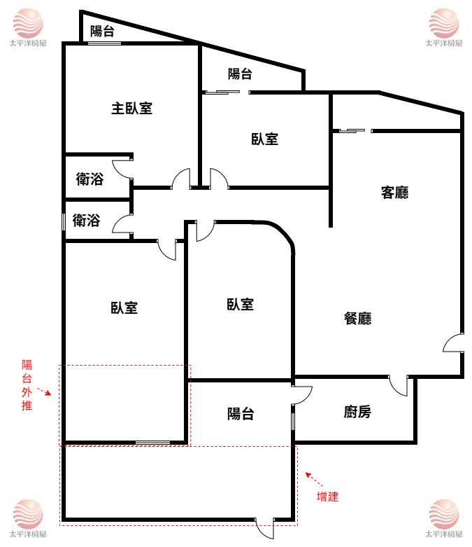 五股買房賣屋稀有麗源珍品邊間四房車,新北市五股區民義路一段
