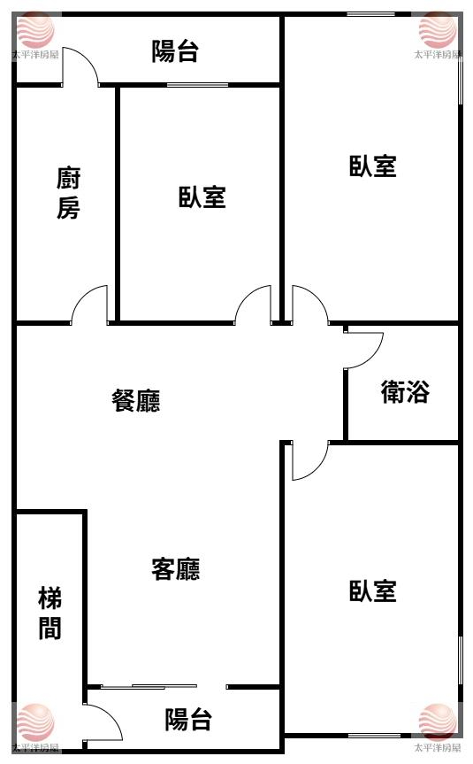 五股買房賣屋低總價採光方正三房,新北市五股區成泰路三段