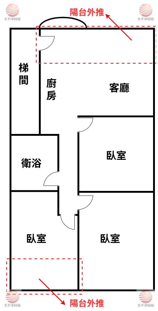 泰山買房賣屋低總價全新裝潢美3房,新北市泰山區明志路二段