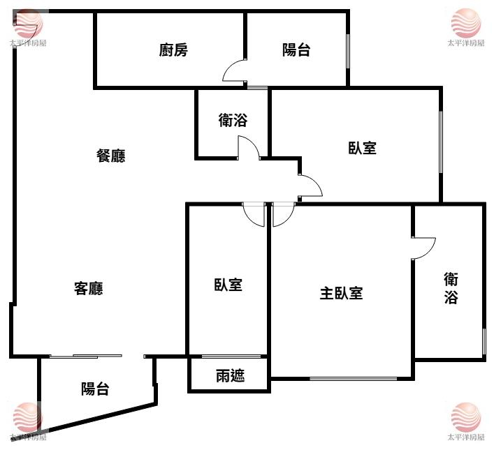 ☀五股買房賣屋前後陽台採光三房車,新北市五股區芳洲二路