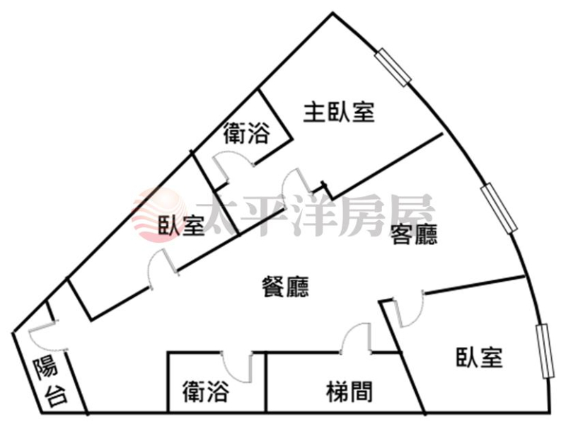 五股買房賣屋全新整理邊間公寓二樓,新北市五股區四維路