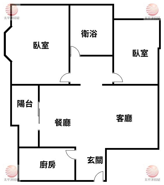 ☀泰山買房賣屋得易低公設兩房華廈,新北市泰山區忠孝街