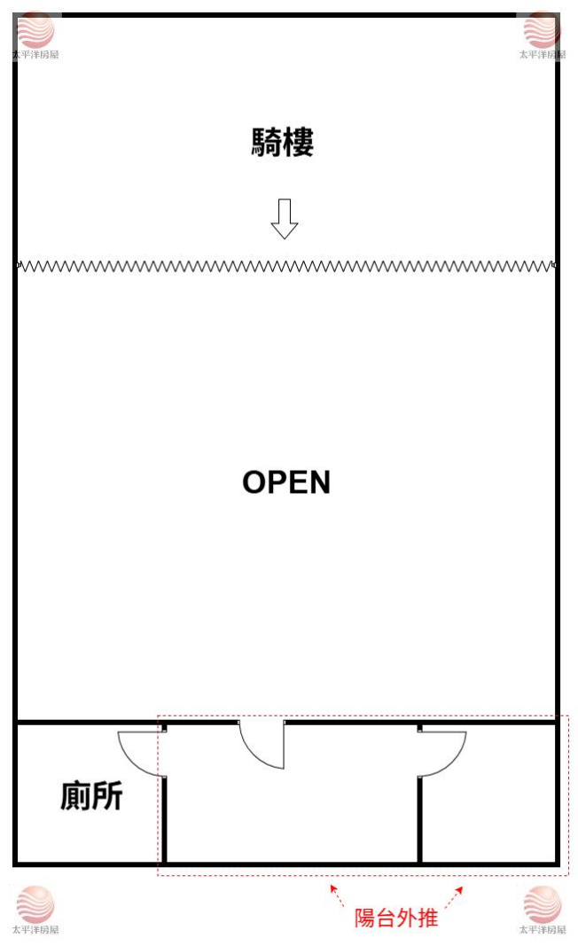 泰山買房賣屋18甲7米面寬金店面,新北市泰山區仁德路