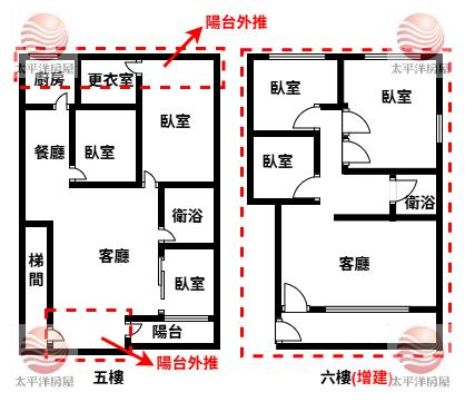 泰山買房賣屋天然瓦斯清幽6房頂佳,新北市泰山區辭修路
