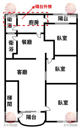 五股買房賣屋免爬高黃金大三房,新北市五股區民義路一段