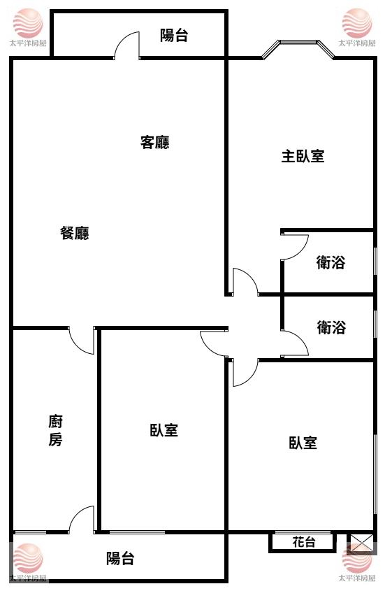 泰山買房賣屋儒林15%低公設大三房,新北市泰山區明志路一段