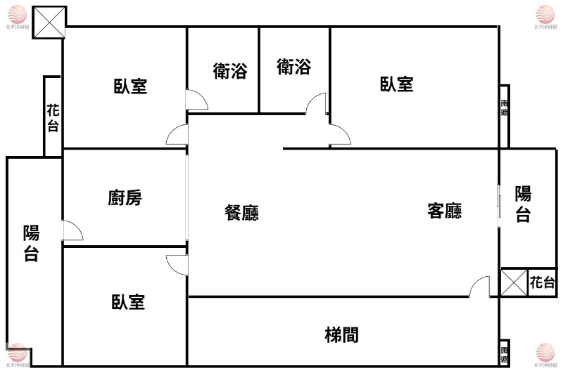 公園旁絕佳採光方正三房,新北市五股區成泰路一段