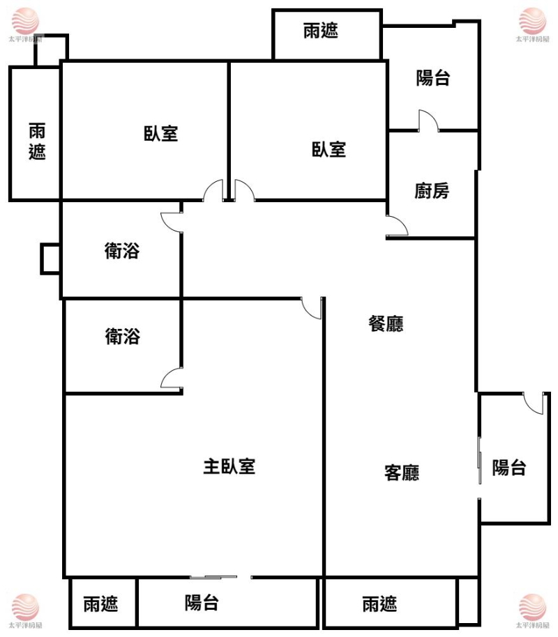 泰山買房賣屋金鑽方正三房車,新北市泰山區楓江路