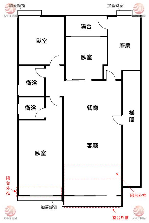泰山買房賣屋高樓美景邊間三房,新北市泰山區泰林路二段