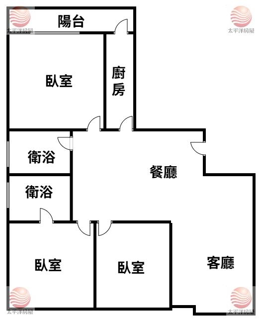 洲子洋旁邊間方正大三房,新北市五股區成泰路三段